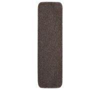 vidaXL 15x Alfombrillas de Escalera Antideslizante Autoadhesiva Protector Alfombra Peldaños Adhesivos Decoración Amortiguación Marrón 75x20 cm