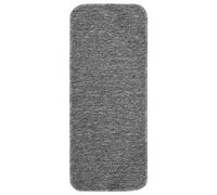 vidaXL 15x Alfombrillas de Escalera Antideslizante Autoadhesiva Protector Alfombra Peldaños Adhesivos Decoración Amortiguación Gris 60x25 cm