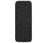 vidaXL 15x Alfombrillas Escalera Antideslizante Autoadhesiva Protector Alfombra Peldaños Adhesivos Decoración Amortiguación Antracita 60x25 cm
