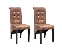 vidaXL 2 Sillas de Comedor