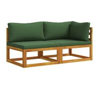 vidaXL 2 uds. Conjunto de sofá Modular con Cojines