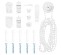 vidaXL 20 Piezas de herrajes para persianas enrollables de 25 mm, Soporte de persiana Enrollable, Montaje de persiana Enrollable, Accesorio de persiana Enrollable de Repuesto