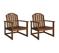 Sillones De Jardãn 2 Uds Madera Acacia Maciza Vidaxl