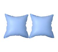 vidaXL 2x Cojines Hinchables Cubiertas Piscinas Desmontables Inflable Exterior Accesorio Aire Libre Flotante Acampar Viaje Nadar Playa Almohadas