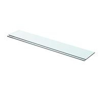 vidaXL 2X Estantes Panel Balda Placa Estantería para Casas o Tiendas de Pared Expositora Estantería Decoración de Vidrio Transparente 70x12cm