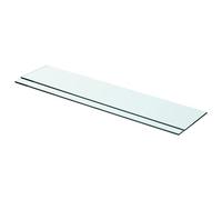 vidaXL 2x Estantes Panel Balda Placa Estantería para Casas o Tiendas de Pared Expositora Estantería Decoración de Vidrio Transparente 70x15cm