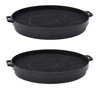 vidaXL 2X Filtros de Carbón para Extractor de Aire Accesorios de Cocina Aparatos Campana Extracción Humo Mejora Ventilación Ambiente Limpio Negros