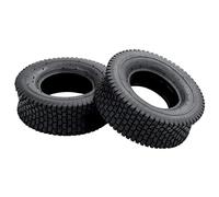 vidaXL 2x Neumáticos para Carretilla Caucho Jardinería Útiles Herramientas Ferretería Taller Vivero Transporte Maquinaria Bricolaje 13x5.00-6 4PR