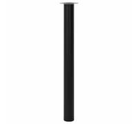 vidaXL 2 Patas modelos Telescópicas para Mesa ajustables 710mm-1100mm Negro