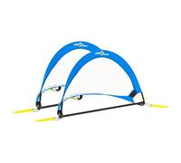 vidaXL 2X Portería de Fútbol Infantil con Bolsa Almacenaje Deporte Niños Emergentes Puerta Entrenamiento Deportivo Jardín Patio Playa 75,5x46x48 cm