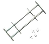 vidaXL 2x Rejas de Seguridad de Ventana Ajustables Rejilla Casa Oficina Accesorios Segura Protector Decoración Robusta Duradera 700-1050 mm