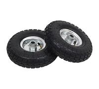 vidaXL Ruedas para carrito de sacos 4.10/3.50-4 (260x83) Goma Carga Taller 2x