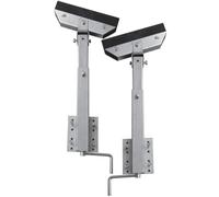 vidaXL 2x Soportes con Ruedas Oscilantes Remolques Barca Embarcación 63-88 cm