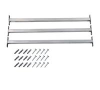 vidaXL 3X Barra de Seguridad Ajustable para Ventana Reja Barreras Puerta Entrada Protector Propiedad Hogar Doméstico Cerradura Antirrobo
