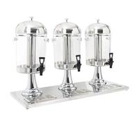 vidaXL 3X Dispensador Zumo Acero Inoxidable 8 L Desayuno Jugo Frutas Licuadora
