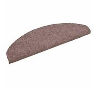vidaXL 5X Alfombrilla Autoadhesiva de Escalera Alfombra Peldaños Protector Adhesivos Decoración Amortiguación Antideslizante 65x21x4 cm Marrón
