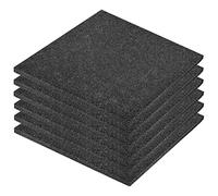 vidaXL 6x Losetas de Goma Protección de Caídas 50x50x3cm Negro Parque Infantil