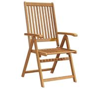 vidaXL 6X Madera Macizo de Acacia Sillas de Jardín Plegables Asiento Patio Mobiliario Muebles Cocina Hogar Comedor Exterior con Respaldo