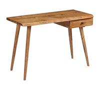 Escritorio De Madera De Acacia Maciza 110x50x76 Cm Vidaxl