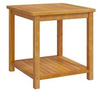 vidaXL Acacia Mesa Auxiliar Madera Mesita Sofá Salón Café Patio Jardín Mesilla