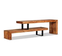 vidaXL Acacia Mueble de Televisón Madera Aparador Mesa Mobiliario TV Auxiliar