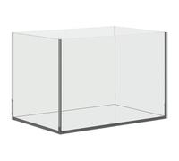 vidaXL Acuario con Almacenamiento 30 x 20 x 20 cm Cristal, Un diseño Rectangular Moderno y Duradero para el hogar o la Oficina, Funcional y fácil de Mantener.
