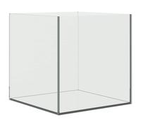 vidaXL Acuario con Almacenamiento Cristal, Un diseño Rectangular Moderno y Duradero para el hogar o la Oficina, Funcional y fácil de Mantener.