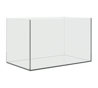 vidaXL Acuario con Almacenamiento Cristal, Un diseño Rectangular Moderno y Duradero para el hogar o la Oficina, Funcional y fácil de Mantener.