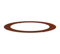 vidaXL Adecuado para Anillo de Árbol Plano Marrón Ø90 / 120 cm, Decoración Moderna para jardín y terraza, Protector de árbol Duradero, Mejora del Paisaje y Guarda raíces
