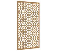 vidaXL Adorno de Pared de jardín Acero corten diseño Morisco 105x55 cm