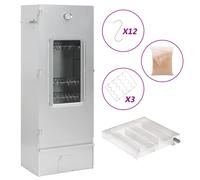 VidaXL Ahumador Con Generador De Humo Frío Acero Galvanizado