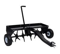 vidaXL Aireador de Césped para Cortacésped Ride-On Enchufe Desbrozadora de Púas Escarificador Aflojar Airear con Operador a Bordo 102 cm