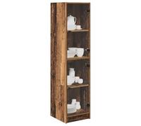 vidaXL Alacena Madera Vieja 35 x 37 x 142 cm Madera contrachapada, Mueble Alto Rectangular para el Comedor, solución Moderna de Almacenamiento, organización estilosa