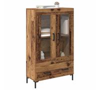 vidaXL Alacena Madera Vieja 69,5 x 31 x 115 cm Madera contrachapada, Almacenamiento Moderno para Sala, aparador Rectangular, gabinete Estiloso, diseño Minimalista y Funcional