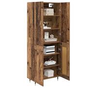 vidaXL Alacena Madera Vieja 69,5 x 34 x 180 cm Madera contrachapada, Mueble Moderno para salón, Armario Alto Rectangular, Organizador Elegante, Amplio Espacio