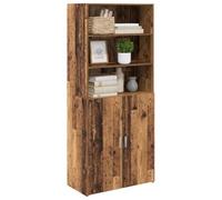 vidaXL Alacena Madera Vieja 80 x 42,5 x 185 cm Madera contrachapada, Aparador Moderno, Armario Rectangular de Madera, solución espaciosa para tu salón Elegante
