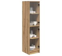 vidaXL Alacena Roble Artesanal 35 x 37 x 142 cm Madera contrachapada, Mueble Alto Rectangular para el Comedor, solución Moderna de Almacenamiento, organización estilosa