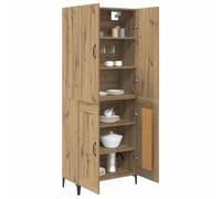 vidaXL Alacena Roble Artesanal 69,5 x 34 x 180 cm Madera contrachapada, Comedor, Rectangular, Moderno, Duradero, Mesa, Elegante, Eficiente, Ahorra Espacio, Atemporal, Diseño cómodo