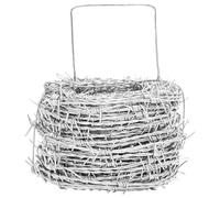 vidaXL Alambre de Espino 500 m Color Gris Concertina Valla Alambrada Cercados Jardín