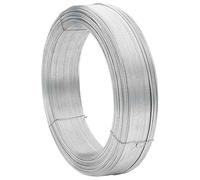 vidaXL Alambre para Atar Vallas Acero Accesorios de Rejas Bricolaje Accesorios Articulos para Vallado Cercado Rejas Estabilidad Firmeza 250m 2.5mm