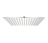 vidaXL Cabezal de Ducha Cuadrado Efecto Lluvia Acero Inoxidable 40x40 cm