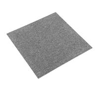 vidaXL Alfombra 20 pcs Gris 50 x 50 cm 100% Polipropileno, Losetas de moqueta Modernas, Suelo Interior Duradero, Modular Antideslizante, decoración de Habitaciones con Patrones, instalación fácil