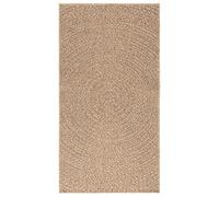 vidaXL Alfombra con Aspecto de Yute Interior y Exterior 80x150 cm, Alfombra de Exterior, Alfombra de Suelo, Alfombra de Yute, Alfombra de Puerta