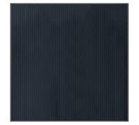 vidaXL Alfombra Cuadrada bambú Gris 100x100 cm, Alfombra de área, Alfombra de Sala de Estar, Alfombra de Cocina, Alfombra de Piso