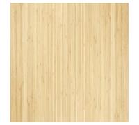 vidaXL Alfombra Cuadrada bambú Color Natural Claro 100x100 cm, Alfombra de área, Alfombra de Sala de Estar, Alfombra Cuadrada, Alfombra de Piso