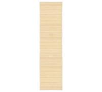 vidaXL Alfombra de bambú 80x300 cm natural