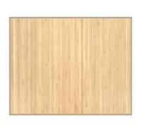 vidaXL Alfombra Rectangular bambú Color Natural Claro 80x100 cm, Alfombra de área, Alfombra de Sala de Estar, Alfombra de Cocina, Alfombra de Piso