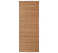 vidaXL Alfombra de bambú Natural Rectangular Color marrón, 120 x 180 cm