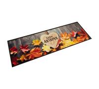 vidaXL Alfombra de Cocina Lavable, Alfombrilla Antideslizante, Felpudo de Puerta, Alfombra de Suelo para Pasillo, Terciopelo Otoño