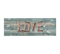 vidaXL Alfombra de Cocina Lavable Love 60x300 cm
